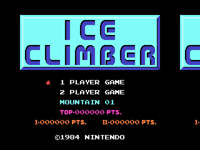 Ice Climber [Falcon030] atari screenshot